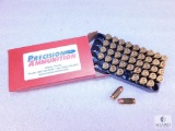 44 Rounds Precision Ammunition .45 ACP Auto 230 Grain FMJ Ammo