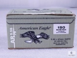 150 Rounds American Eagle AR 5.56 Nato 62 Grain FMJ Ammo 3020 FPS