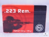 50 Rounds Geco .223 REM 55 Grain Target Ammo