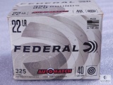 325 Rounds Federal 22LR AutoMatch 40 Grain Target