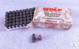 50 Rounds Wolf Military Classic 9mm Makarov 92 Grain FMJ Ammo