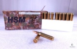 20 Rounds HSM .308 WIN (7.62x51) 150 Grain FMJ Ammo