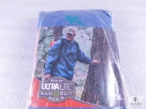 New Frogg Toggs Royal Blue Size XL Rain Suit - Hooded Jacket & Pants