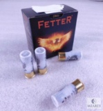 25 Rounds Fetter 12 Gauge 1 oz 8 Shot Shotgun Shells