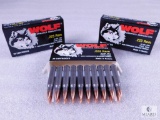 60 Rounds Wolf Performance Ammunition .223 Rem 55 Grain FMJ Steel Case Non-Corrosive Berdan Primed