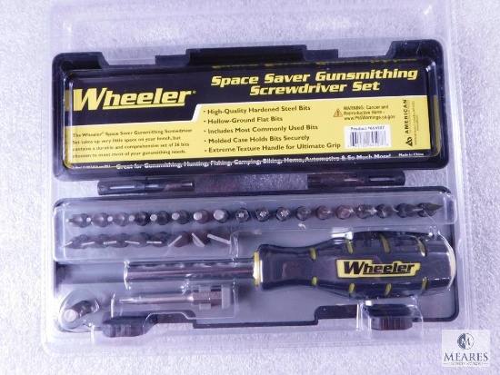 New Wheeler Gunsmith Driver Set With Bits