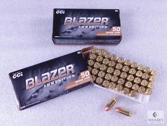 100 Rounds CCI Blazer .45 ACP Ammo. 230 Grain FMJ