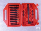 New 15 Piece Steel And Brass Gunsmith Punch And Mallet Set In Hard Case