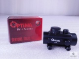 New Optima 30mm Red Dot Sight With Adjustable Brightness. Weaver Mount