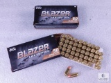 100 Rounds CCI Blazer .45 ACP Ammo. 230 Grain FMJ