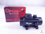 New Optima 30mm Red Dot Sight With Adjustable Brightness. Weaver Mount