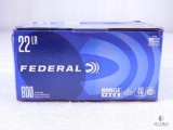 800 Rounds Federal Range Pack .22 Long Rifle Ammo. 40 Grain