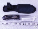 New Stainless Fixed Blade Skinner With Sheath
