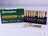 20 Rounds Remington 30-06 Ammo. 125 Grain PSP