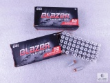 100 Rounds CCI Blazer .40 S&W Ammo. 165 Grain FMJ