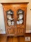 Wooden China Cabinet with Glass Doors