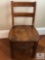 Small Antique Wooden Child Size Chair