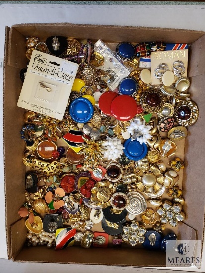 Large Assortment of Clip-On Earrings