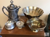 Lot Silver Plated and Pewter Items