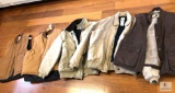 Lot Mens Assorted Carhartt Jackets & Vest - All Size Large Regular
