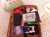 Lot Key Cabinet, Playing Cards, Binoculars, Phone Case, Pocket Hard Drive and more