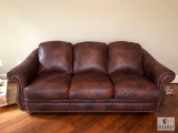 Brown Leather Sofa 78