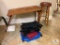 Vintage Sewing Table, Stool and Stadium Chairs (PICKUP ONLY)