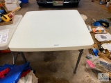 LIFETIME Folding Plastic Table - 48 x 48 (PICKUP ONLY)