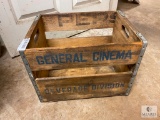 Wooden General Cinema Beverage Carry Crate