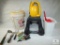 Lot of Assorted Gardening Items, Buckets and Step Stool