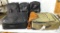 Large Lot of Assorted Travel Luggage Suitcases Nylon and Leather