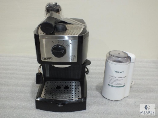 Cuisinart Coffee Grinder and DeLonghi Espresso Coffee Maker