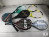 Lot of 7 Tennis Rackets - Wilson, Head & Prince