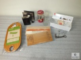 Lot Wine Table, Cedar Grill Planks, Whisky Glass Set, Wine Aerator, Flask