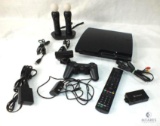 Sony PS3 Game Station with Controllers, Remote, Cables and Camera