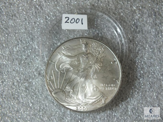 2001 UNC American Silver Eagle