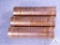 Three BU Rolls 1960-D Lincoln Cents