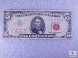 1963 Red Seal $5.00 U.S. Note