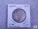 1952 Canada Silver Half Dollar