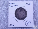 1909 Barber Quarter