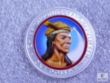 2002 Shawnee Nation .1 oz. Silver - Colorized