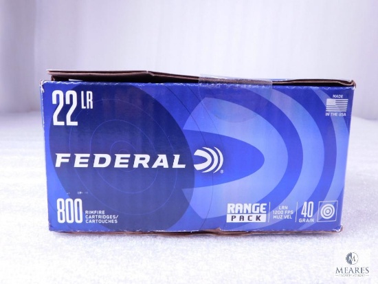 800 Rounds Federal .22 Long Rifle 40 Grain Target