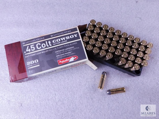 50 Rounds Aguila .45 Long Colt 200 Grain Soft Point