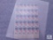 Sheet of US 5-cent Register to Vote Postage Stamps