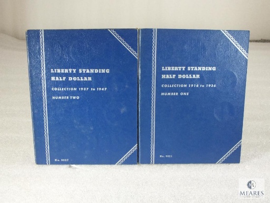 Incomplete Walking Liberty (Standing Liberty) Half Dollar Books - 40 Coins