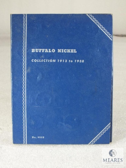 Incomplete Buffalo Nickel Collector Book - 1913 - 1938