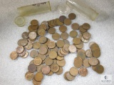 Nearly Two Rolls of Lincoln Wheat Cents