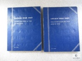 Two Incomplete Lincoln Cent Collector Books - Numbers One and Two
