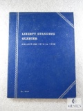 Standing Liberty Quarter Collector Book with 13 Coins