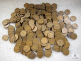 Over Two Rolls of Mixed Date and Mint Lincoln Wheat Cents